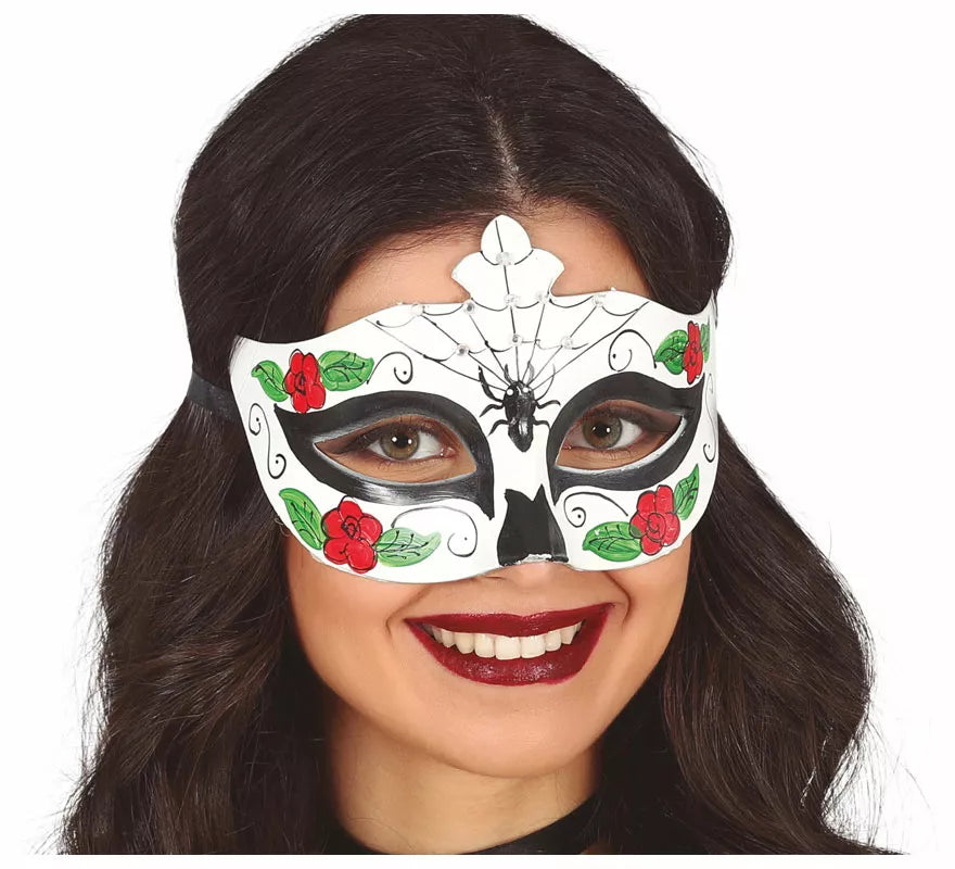 Translation missing: fr.Antifaz de Catrina con Araña