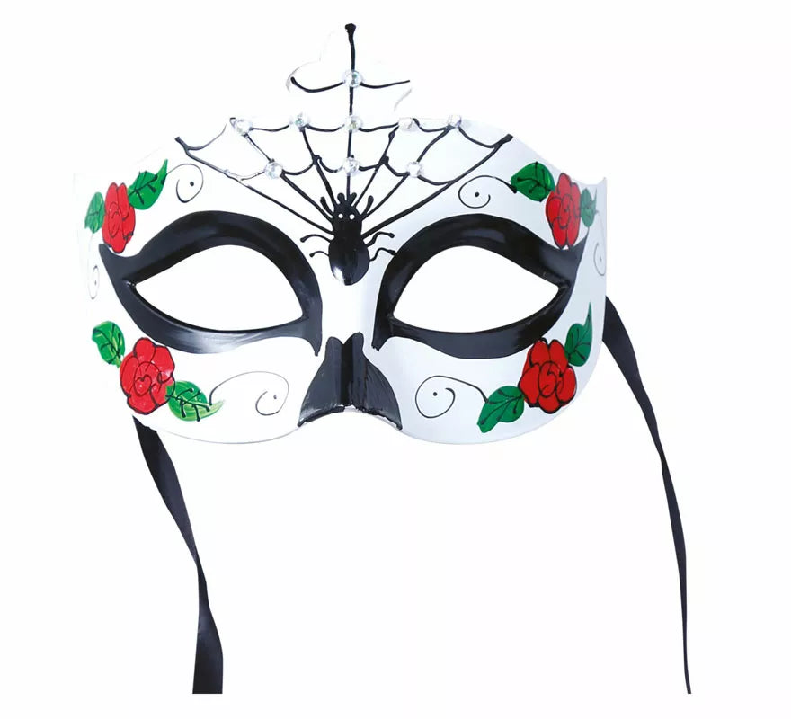 Translation missing: fr.Antifaz de Catrina con Araña