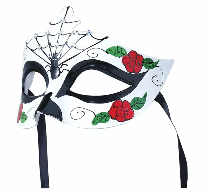Antifaz de Catrina con Araña