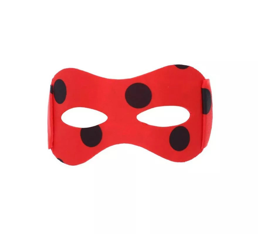 Translation missing: fr.Antifaz de Ladybug rojo con lunares