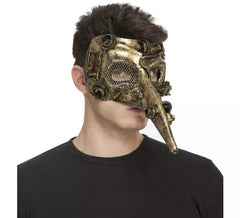 Mi-Masque de Steampunk Nez Longue