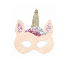 Masque licorne rose brillant