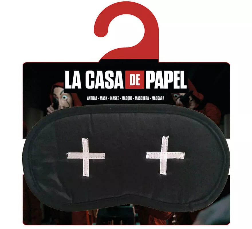 Translation missing: fr.Antifaz Negro con Cruces de La casa de papel