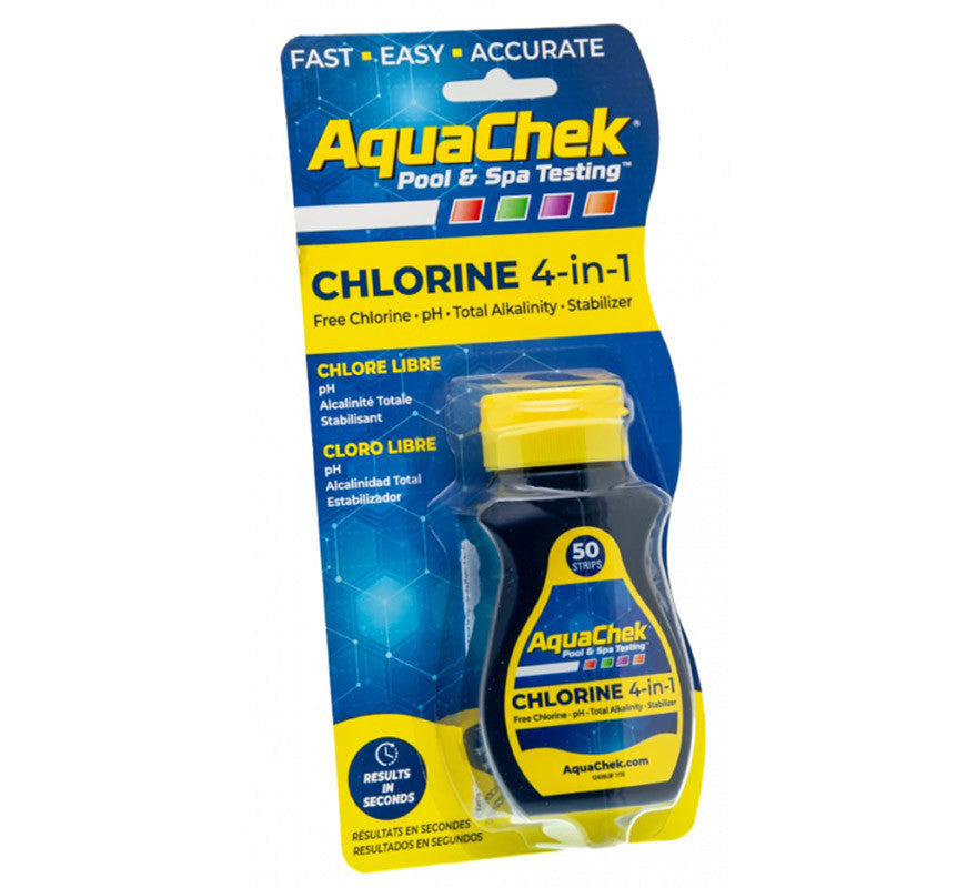 Translation missing: fr.Aquacheck Chlorine 4-in-1 de 50 Tiras