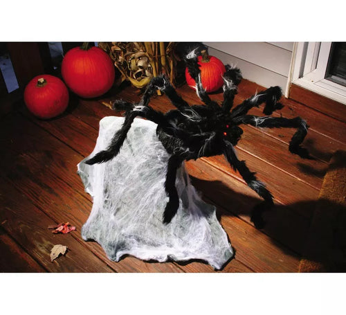 Araña Gigante peluda con luz, sonido y movimiento de 91 cm