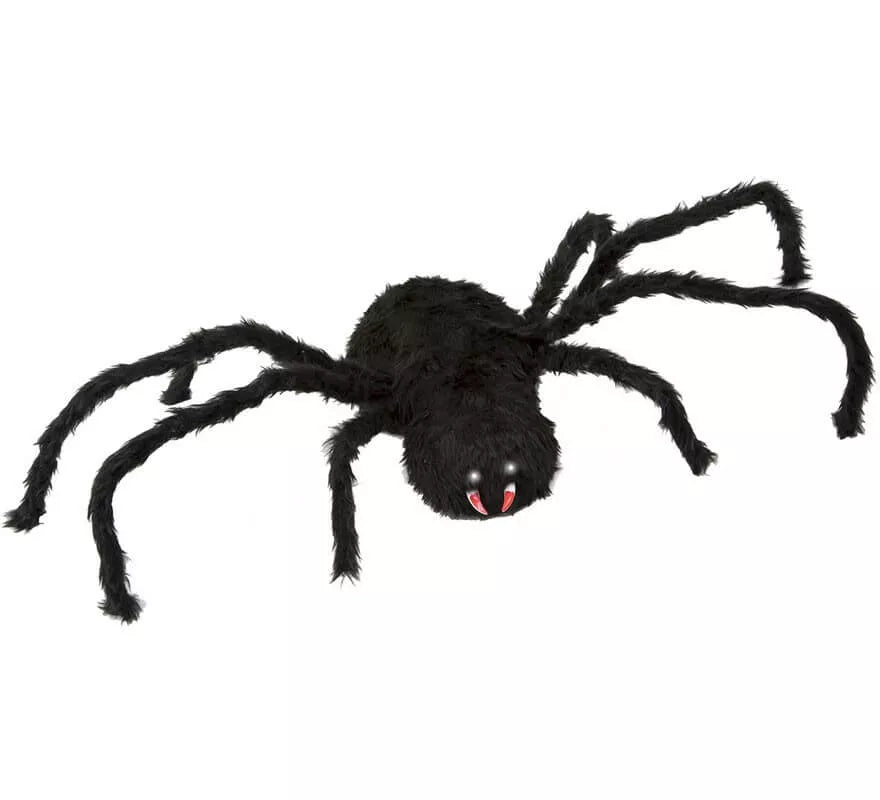 Translation missing: fr.Araña Negra con Movimiento, Luz y Sonido 125x30 cm