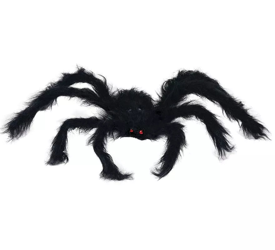 Araña negra de 30 cm