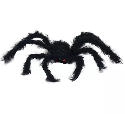 Araña negra de 30 cm