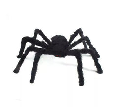 Araignée noire aux pattes courtes de 90 cm