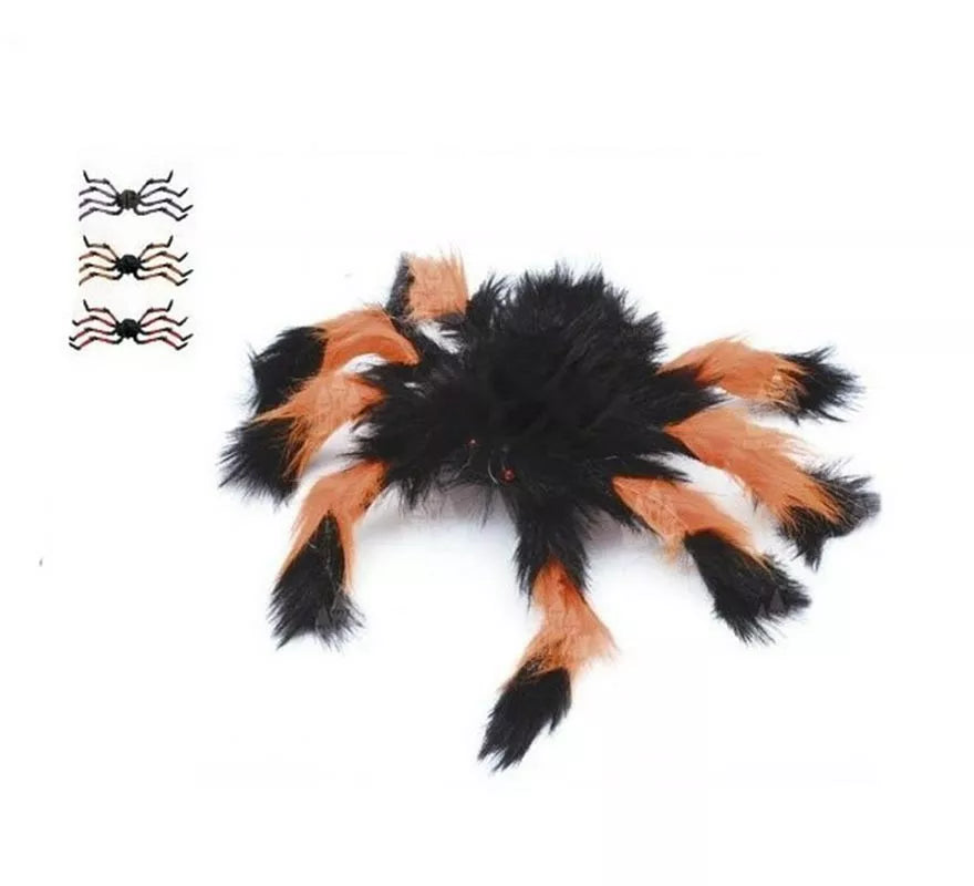 Translation missing: fr.Araña Peluda naranja y negro de 50 cm