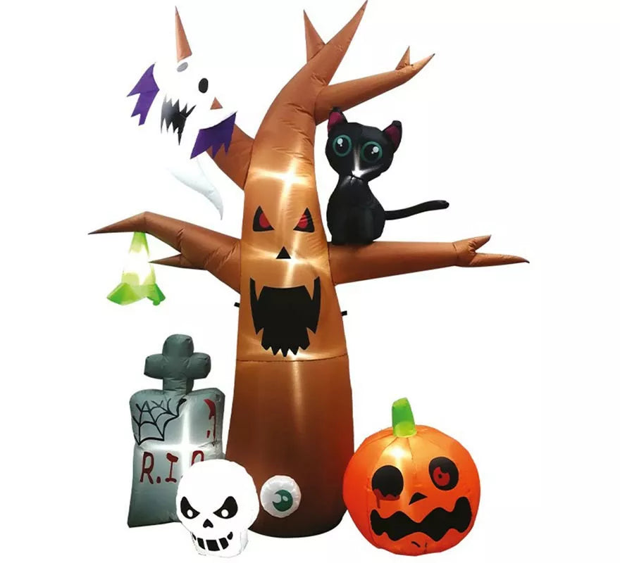 Translation missing: fr.Árbol Auto Hinchable de Halloween con LEDs de 240 cm