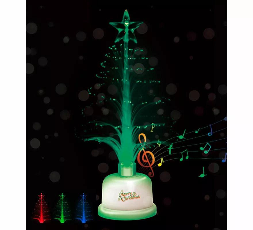 Árbol de Navidad con Luz y música de 4,5x15 cm