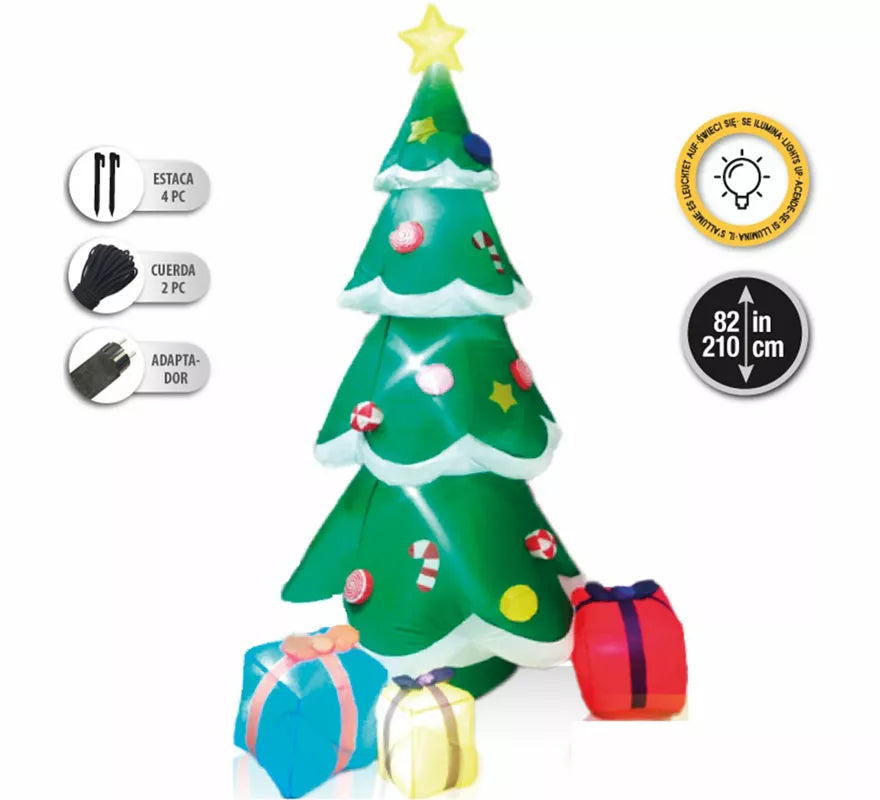 Translation missing: fr.Árbol de Navidad Hinchable con LED de 210 cm
