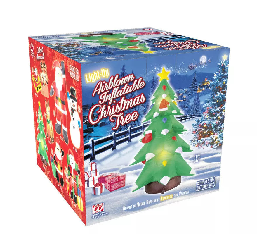 Translation missing: fr.Árbol de Navidad Hinchable Luminoso con Ventilador de 183 cm