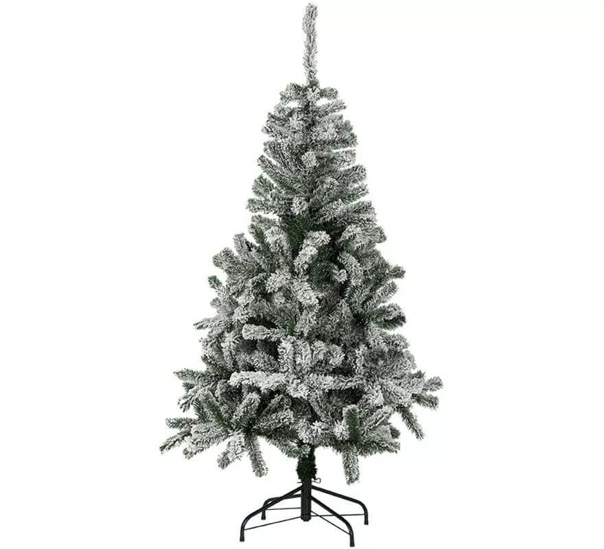 Translation missing: fr.Árbol de Navidad Nevado Alaska con Pie de Metal de 180 cm