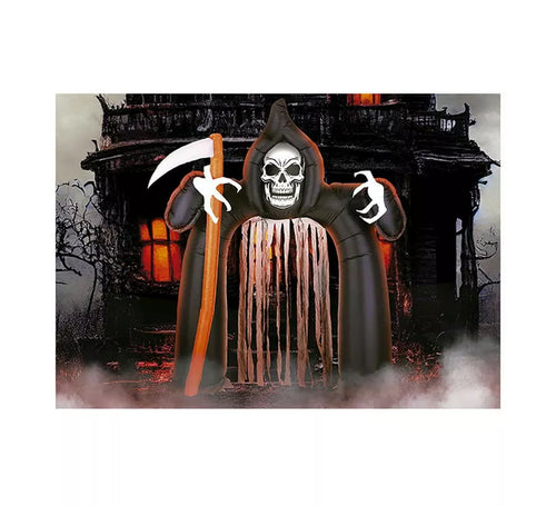 Arco Hinchable Muerte con Cortina de 200x180 cm