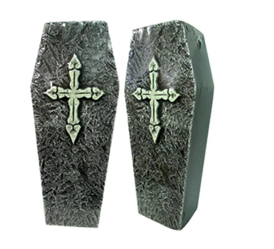 Translation missing: fr.Ataúd Antiguo con Cruz de 48X18X11 cm