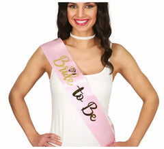 Bande de future mariée rose adulte