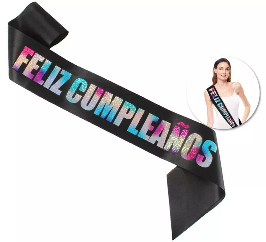Translation missing: fr.Banda Feliz Cumpleaños de 160x9,5 cm en varios colores