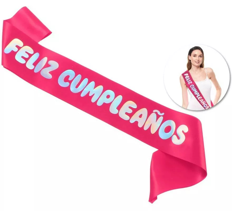 Translation missing: fr.Banda Feliz Cumpleaños de 160x9,5 cm en varios colores