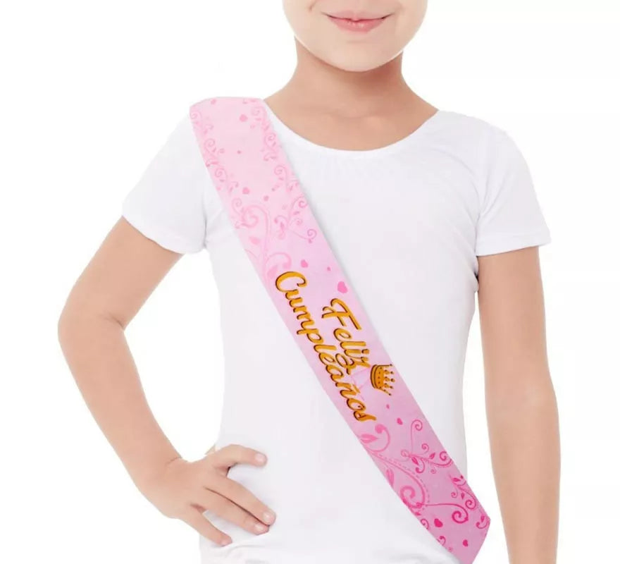 Translation missing: fr.Banda Feliz Cumpleaños de Princesa 160x9,5 cm