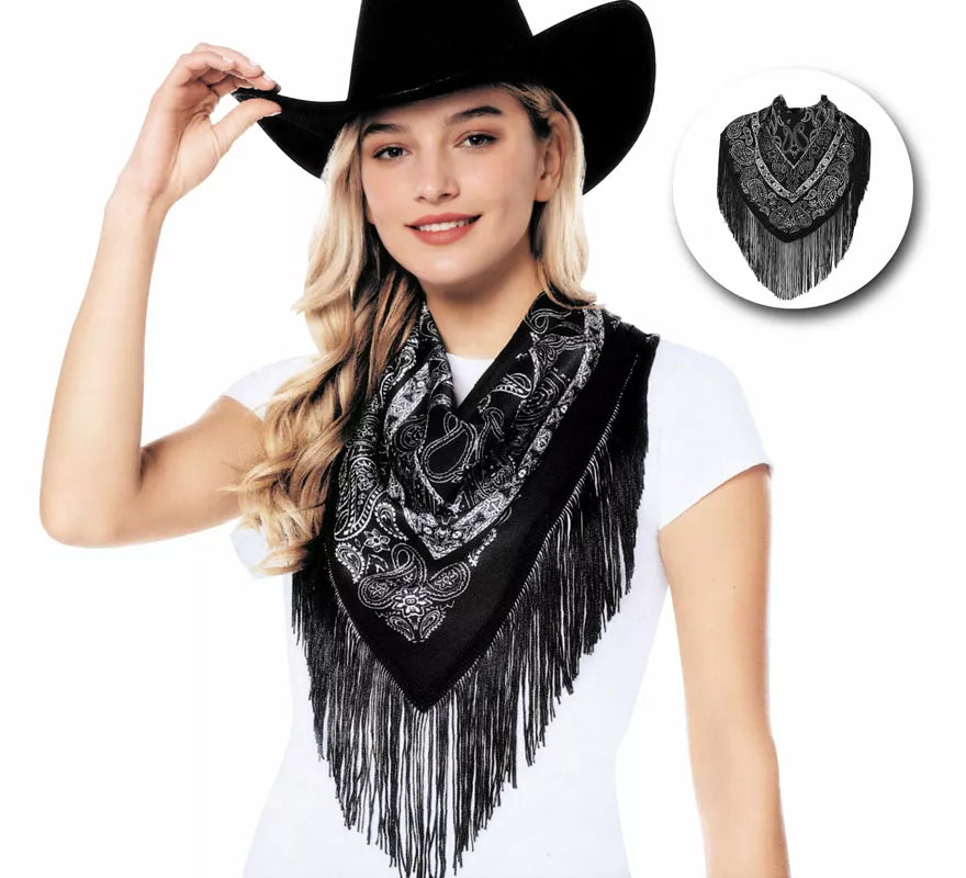 Translation missing: fr.Bandana de Vaquero del Oeste con Flecos
