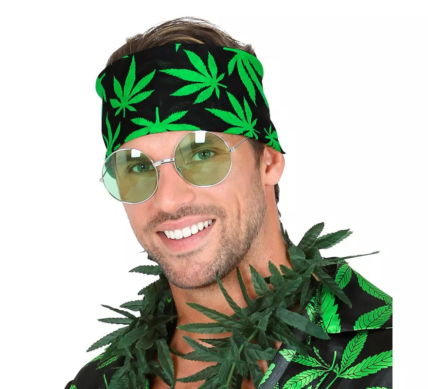 Translation missing: fr.Bandana Hojas de Marihuana de 55X55 cm