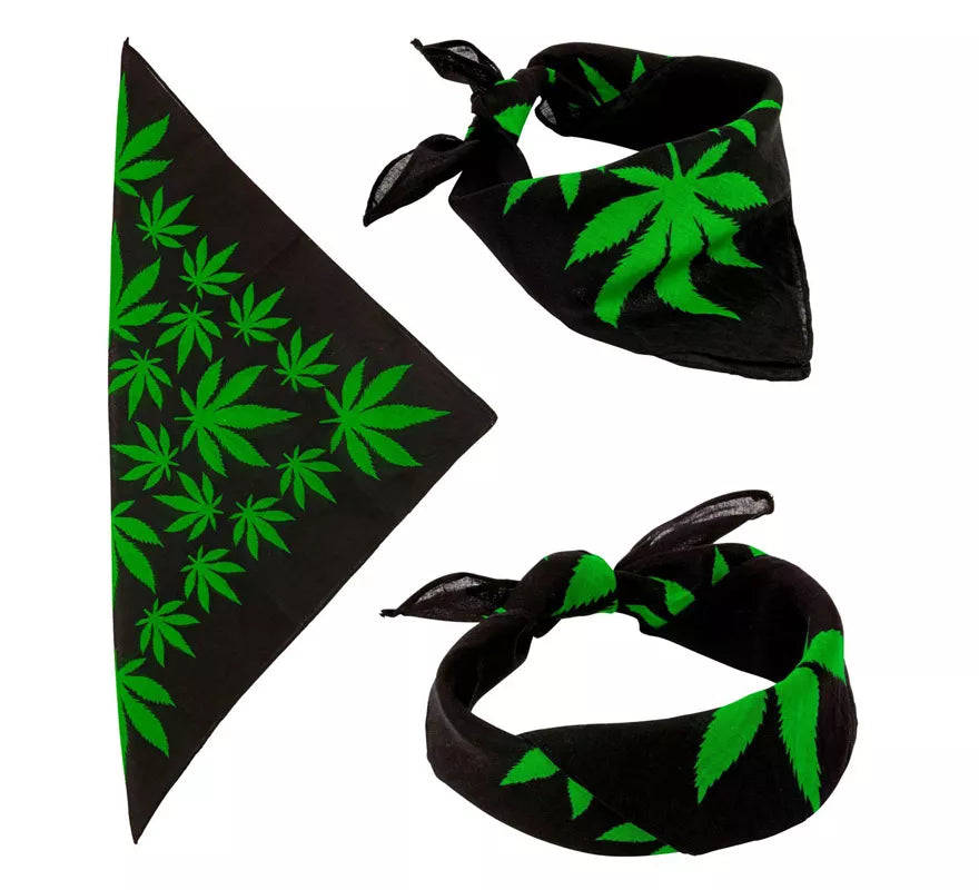 Translation missing: fr.Bandana Hojas de Marihuana de 55X55 cm