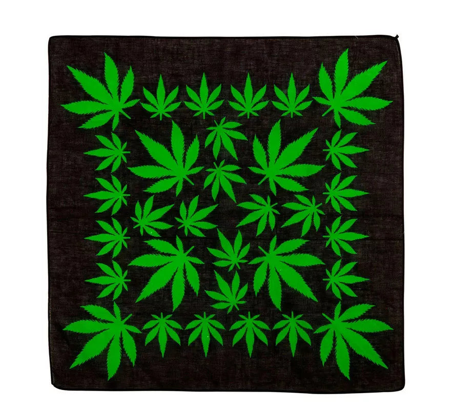 Translation missing: fr.Bandana Hojas de Marihuana de 55X55 cm