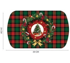Plateau Sapin de Noël PVC 39x24 cm
