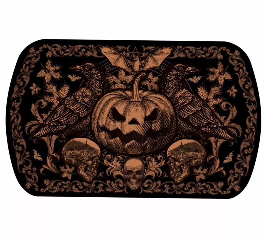 Translation missing: fr.Bandeja de Calabaza Gótica de plástico de 39x24 cm