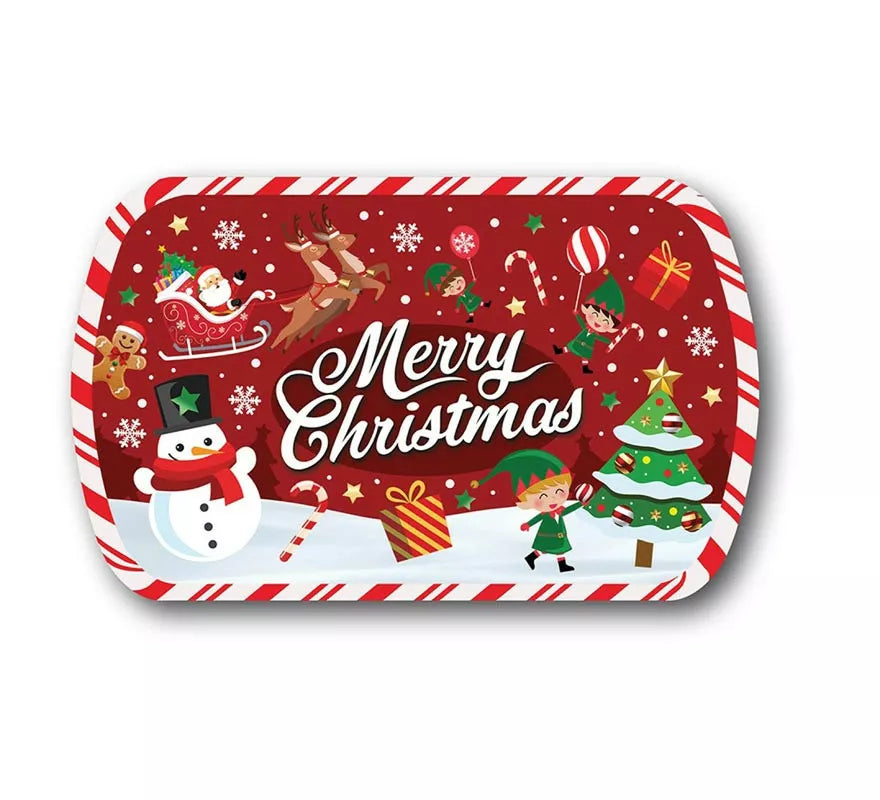Translation missing: fr.Bandeja Merry Christmas de pvc de 39x24 cm