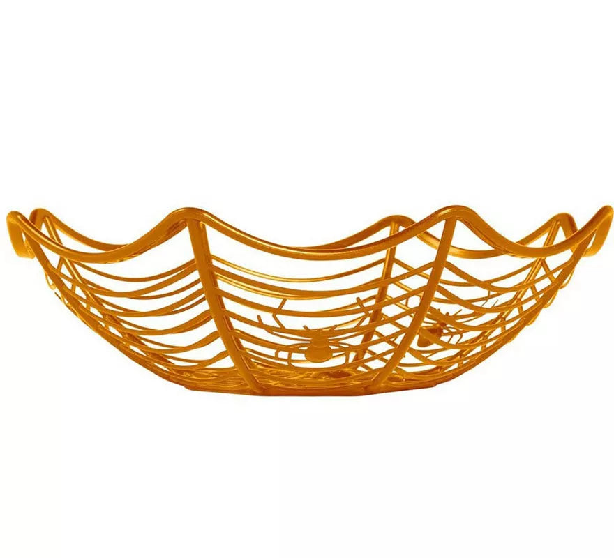 Translation missing: fr.Bandeja Naranja Telaraña de Plástico de 28X8 cm