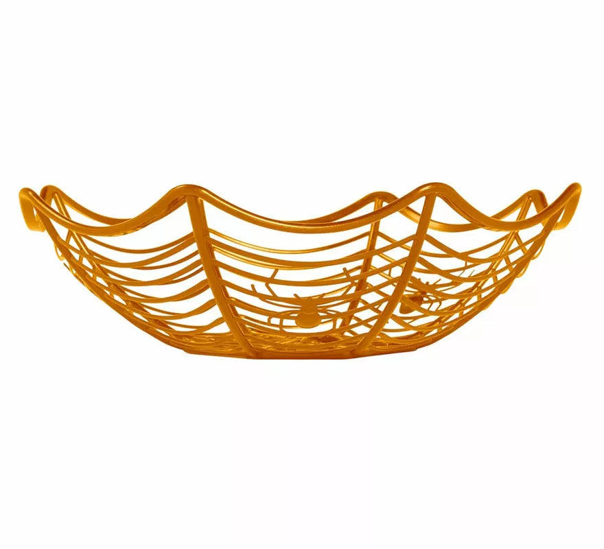 Translation missing: fr.Bandeja Naranja Telaraña de Plástico de 28X8 cm