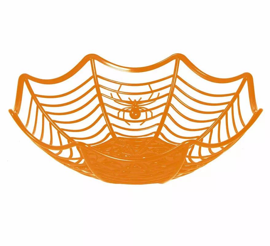 Translation missing: fr.Bandeja Naranja Telaraña de Plástico de 28X8 cm