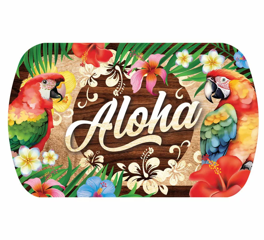Translation missing: fr.Bandeja Verano Aloha de plástico de 39x24 cm