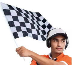 Drapeau à damier 45x30 cm