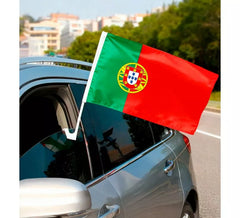Drapeau Portugal pour voiture 30x45 cm