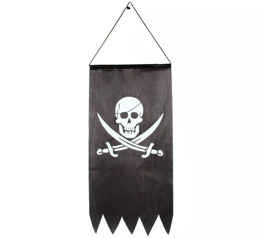 Translation missing: fr.Bandera Pirata colgante tipo gallardete