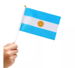 Drapeau Argentine avec anse 14x21 cm