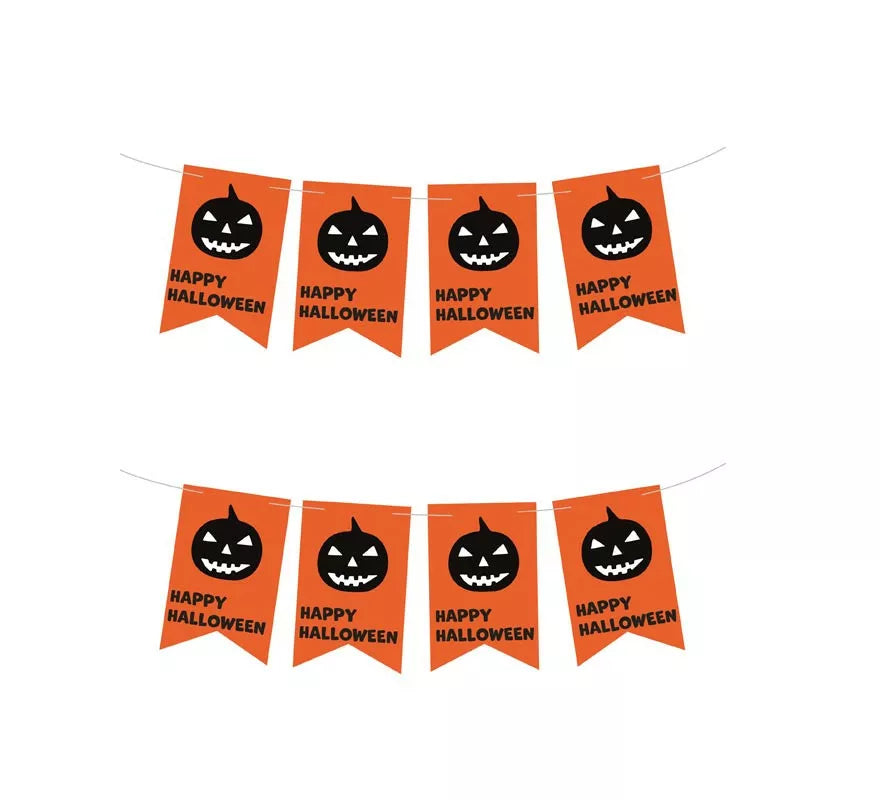 Translation missing: fr.Banner de Calabaza Happy Halloween de 3 m