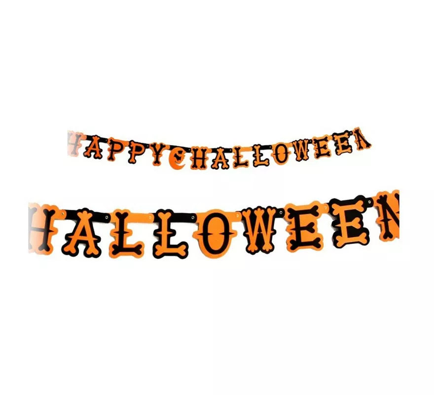 Translation missing: fr.Banner o guirnalda Happy Halloween de 1,5 m
