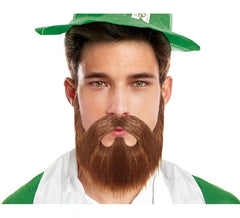 Barbe brune avec barbichette