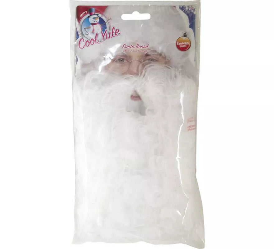 Translation missing: fr.Barba de Papá Noel Blanca 28 cm