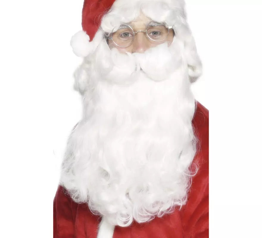 Barba de Papá Noel Larga 38 cm