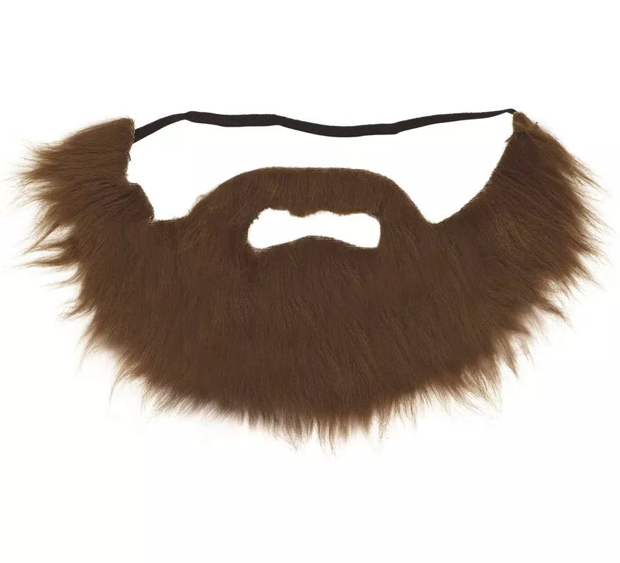 Translation missing: fr.Barba y Bigote Castaña con Goma Elástica