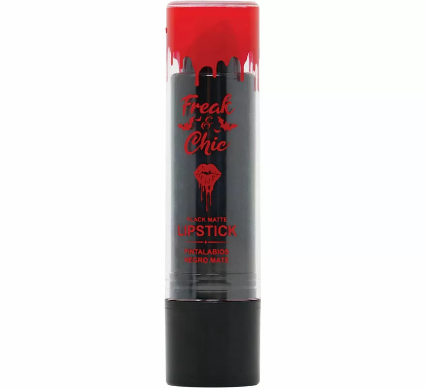 Barra de Labios negro Mate Extravagante y Elegante