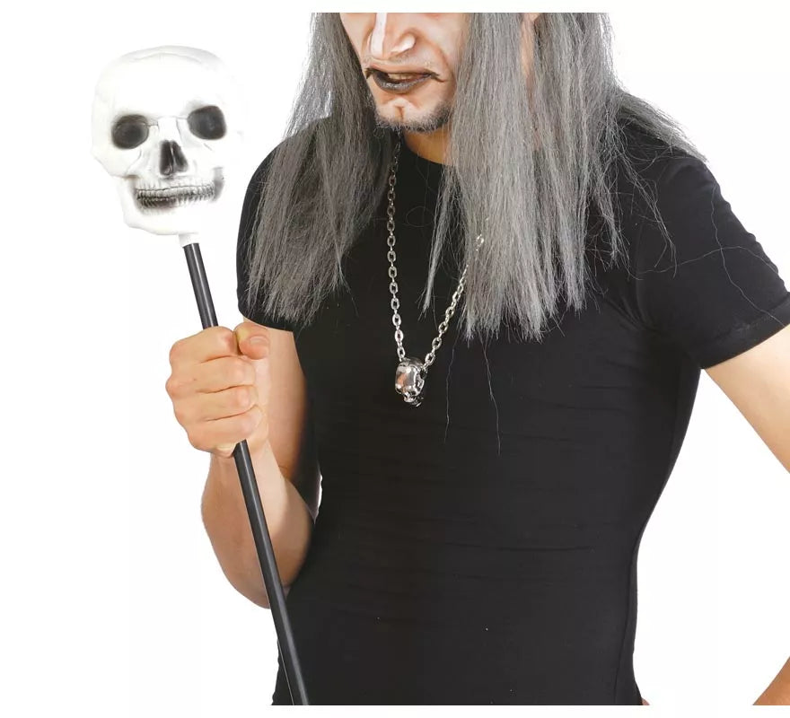 Translation missing: fr.Bastón Calavera de Brujo de 60 cm. para Halloween