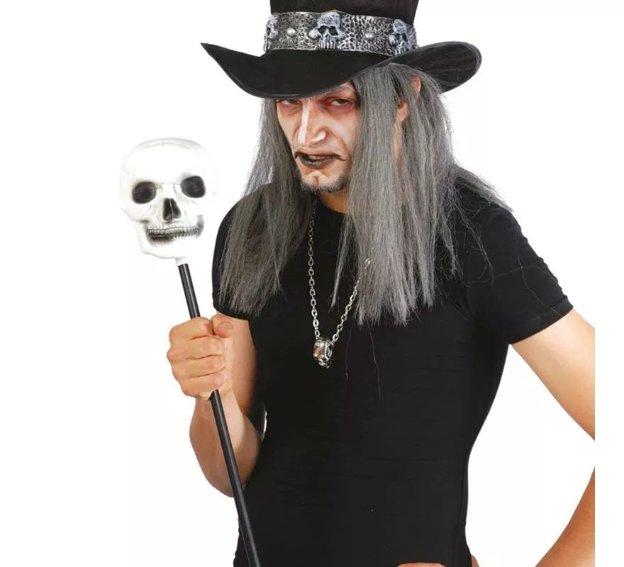 Translation missing: fr.Bastón Calavera de Brujo de 60 cm. para Halloween