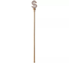 Canne avec symbole du dollar 112cm